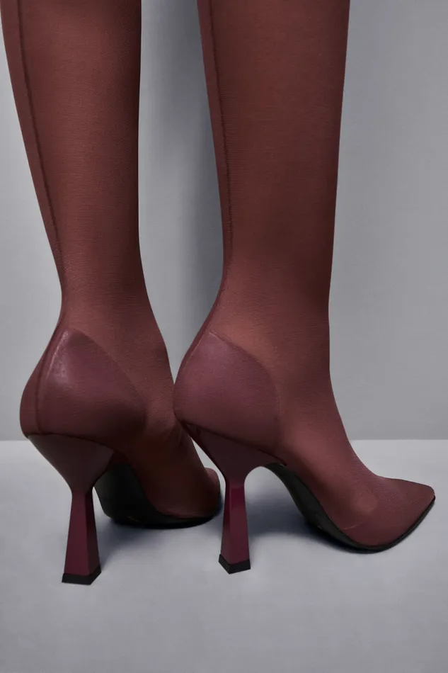 Patrizia Pepe Boots Overknee Boots In Tulle Red 8211 Women