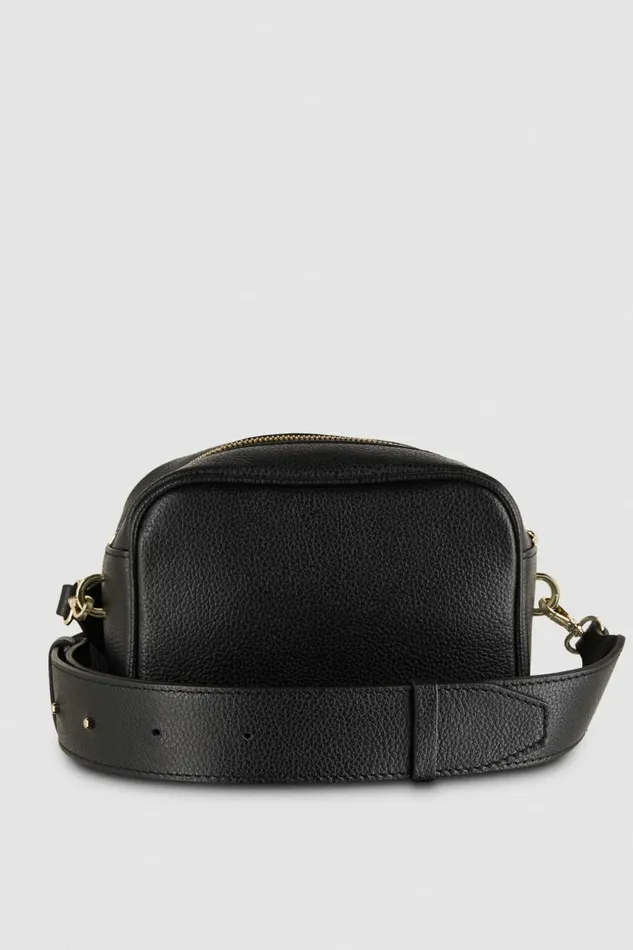 Patrizia Pepe Crossbodys Fly Camera Leather Shoulder Bag Black 8211 Women