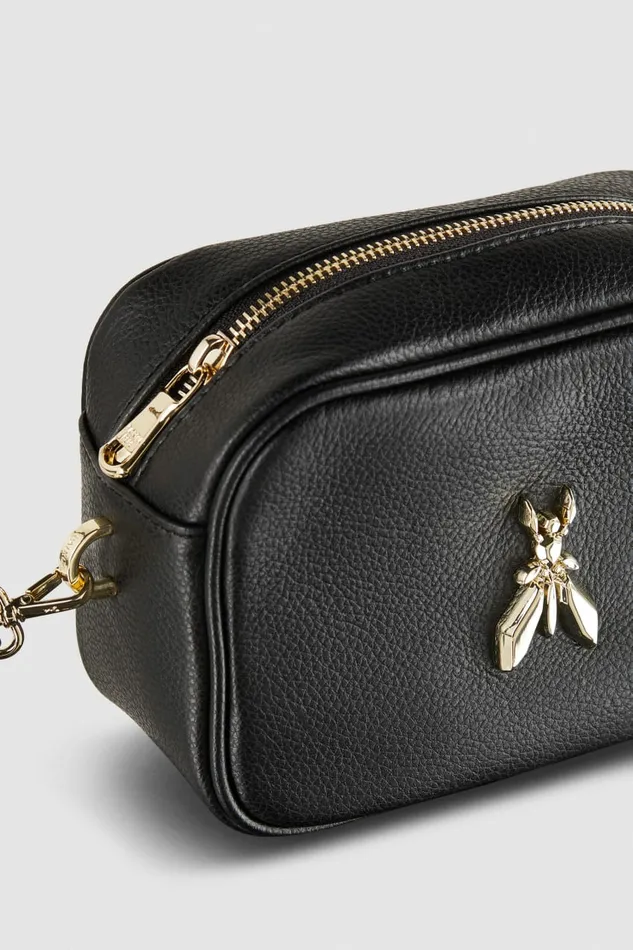 Patrizia Pepe Crossbodys Fly Camera Leather Shoulder Bag Black 8211 Women
