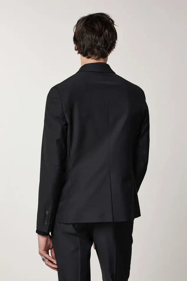 Patrizia Pepe Jackets Lined Cool Wool Blazer Black 8211 Men