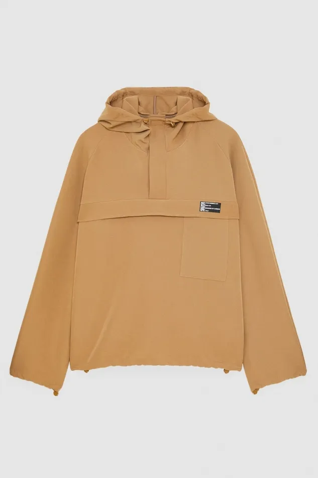 Patrizia Pepe Jackets Over Hooded Sweatshirt Beige 8211 Men
