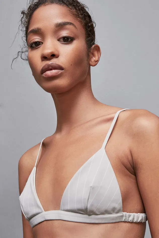 Patrizia Pepe Lingerie And Beachwear Flannel Bra Grey 8211 Women