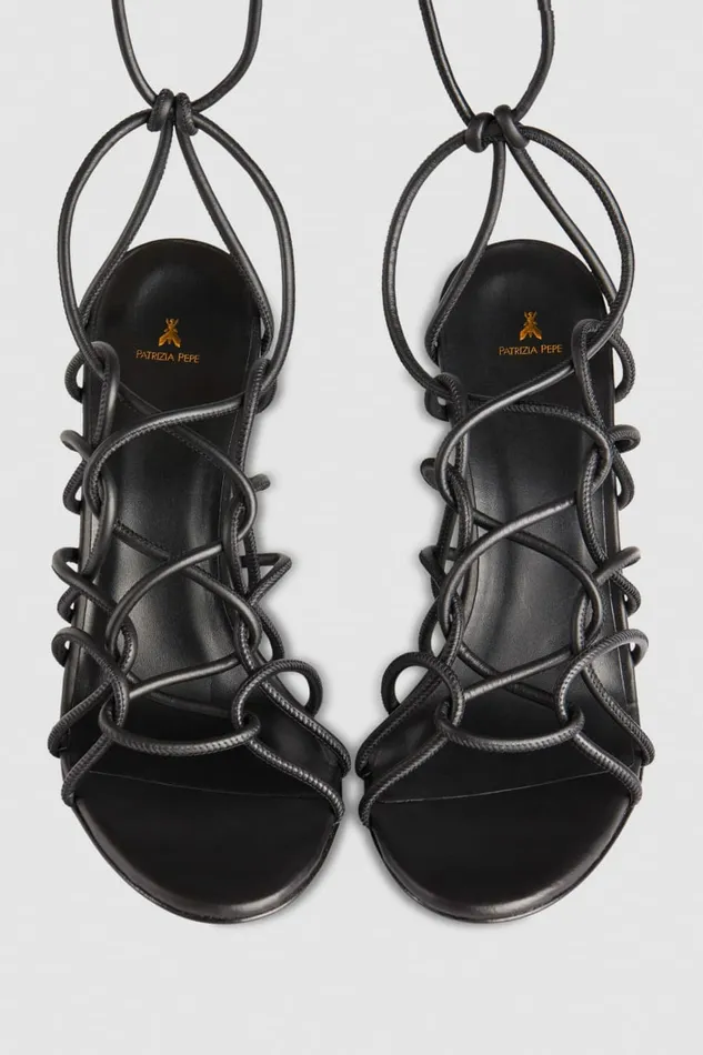 Patrizia Pepe Sandals Heeled Ankle Sandals Black 8211 Women