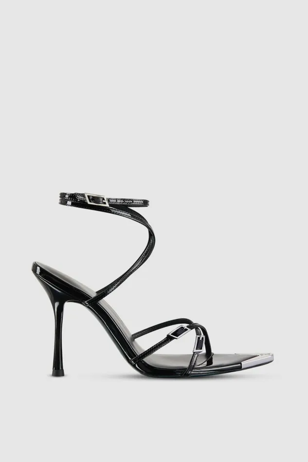 Patrizia Pepe Sandals Sandal With Heel And Ankle Strap Black 8211 Women