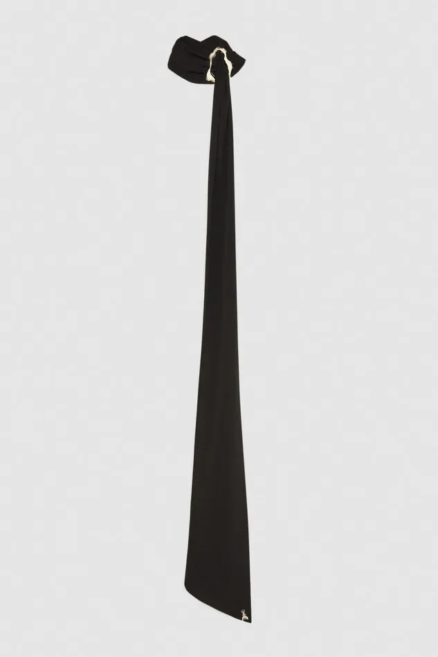 Patrizia Pepe Scarves Jeweled Sash Black 8211 Women