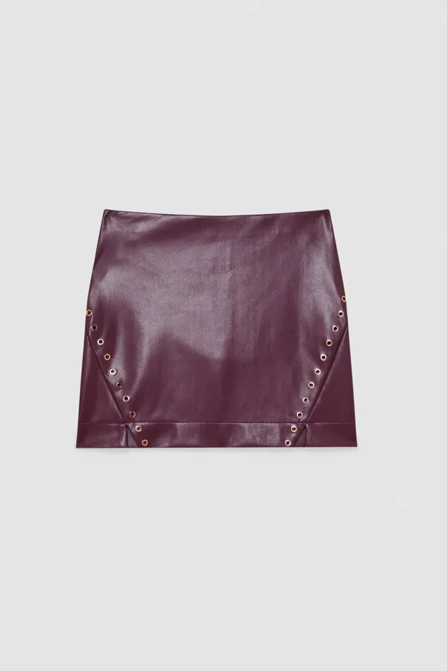 Patrizia Pepe Skirts Mini Skirt With Zipper Red 8211 Women