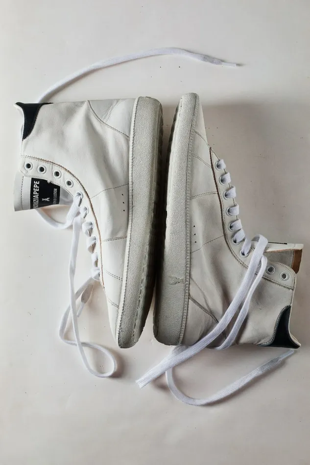 Patrizia Pepe Sneakers Skin HiSneakers 03993 In Nappa Leather White 8211 Women