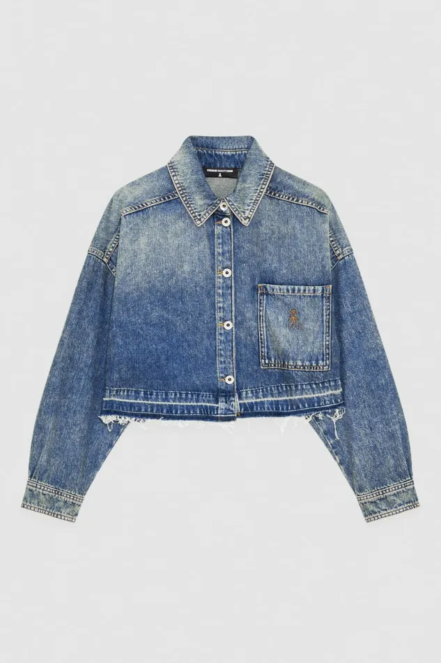 Patrizia Pepe Tops LongSleeved Shirt In Jeans Blue Light Blue 8211 Women
