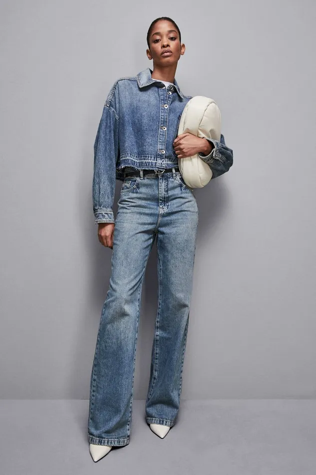 Patrizia Pepe Tops LongSleeved Shirt In Jeans Blue Light Blue 8211 Women