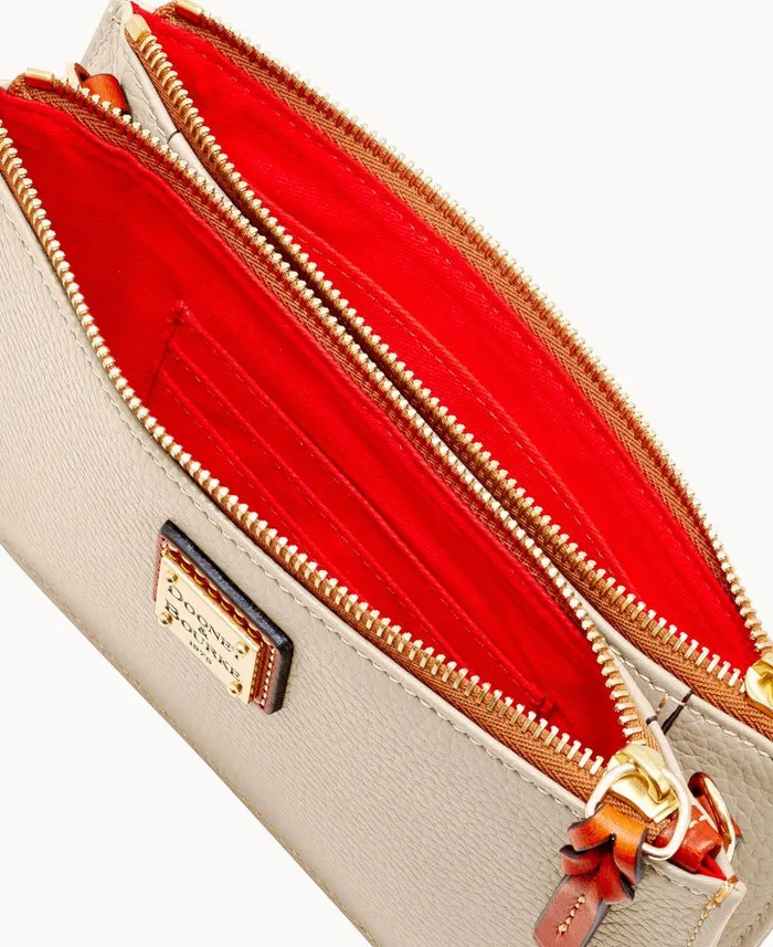 Pebble Grain Ella Crossbody Bone Woman Dooney and Bourke Shoulder Bags Pebble Grain Ella Crossbody Bone Woman Dooney and Bourke Shoulder Bags