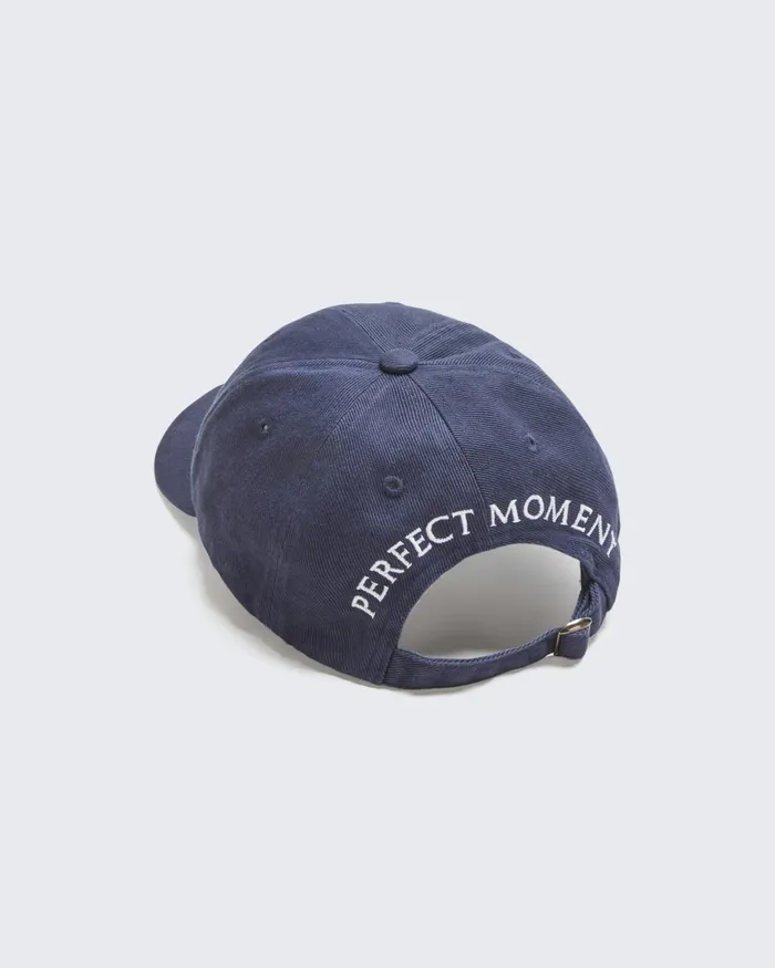 Perfect Moment Cotton Twill Cap Navy Women Accessories