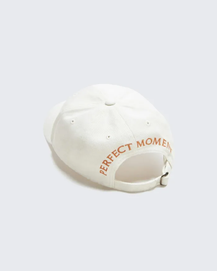 Perfect Moment Cotton Twill Cap White Women Accessories