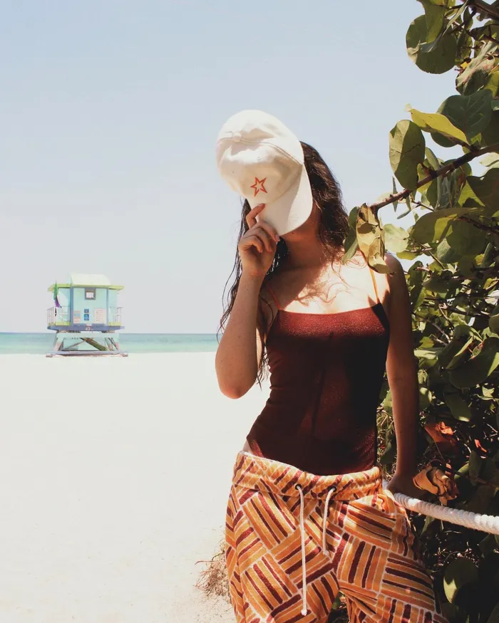 Perfect Moment Cotton Twill Cap White Women Accessories