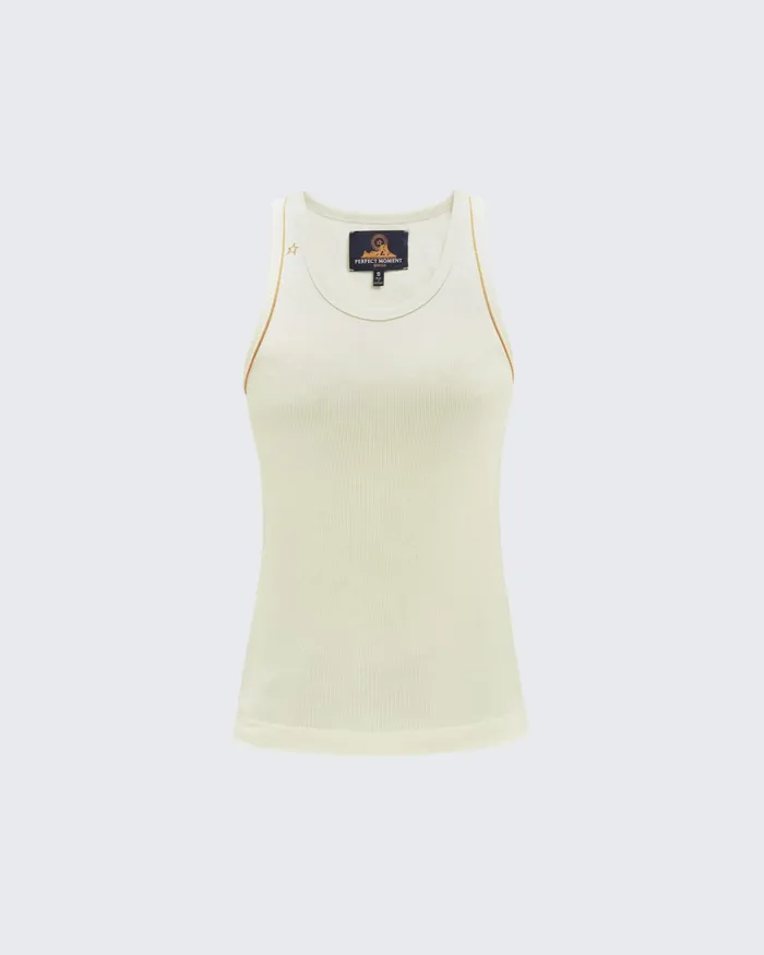 Perfect Moment Cubells RibKnit Tank Top White Women Tops