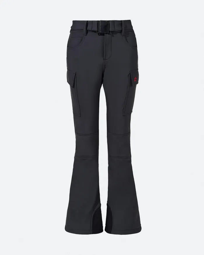 Perfect Moment MidRise Cargo Ski Pant Black Women Pants