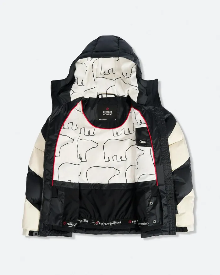 Perfect Moment Super Mojo Jacket White and Black Kids Jackets