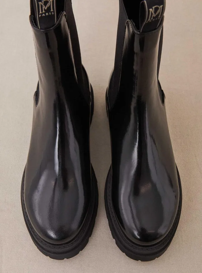 Petite Mendigote Ankle Boots Fw24 Bottines Plates Chuck Black 8211 Women