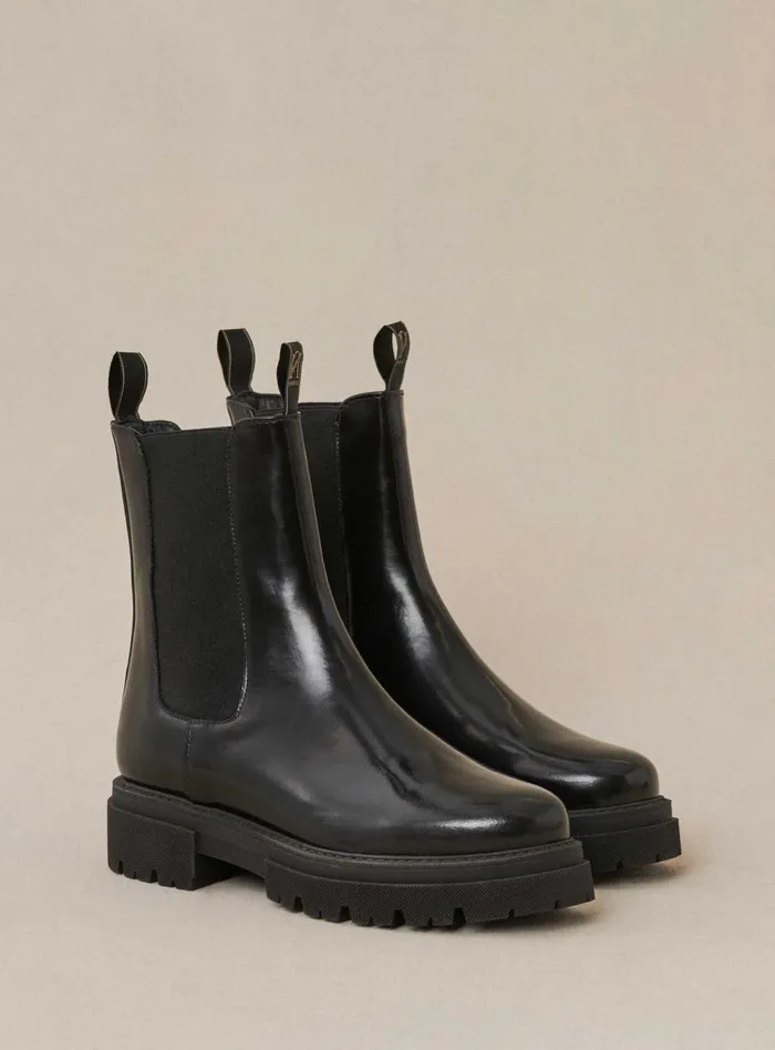 Petite Mendigote Ankle Boots Fw24 Bottines Plates Chuck Black 8211 Women