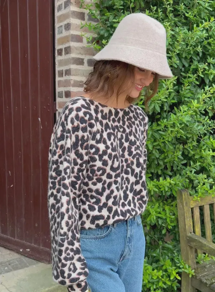 Petite Mendigote Meshes Fw24 Maille Mayden Leopard Camel 8211 Women