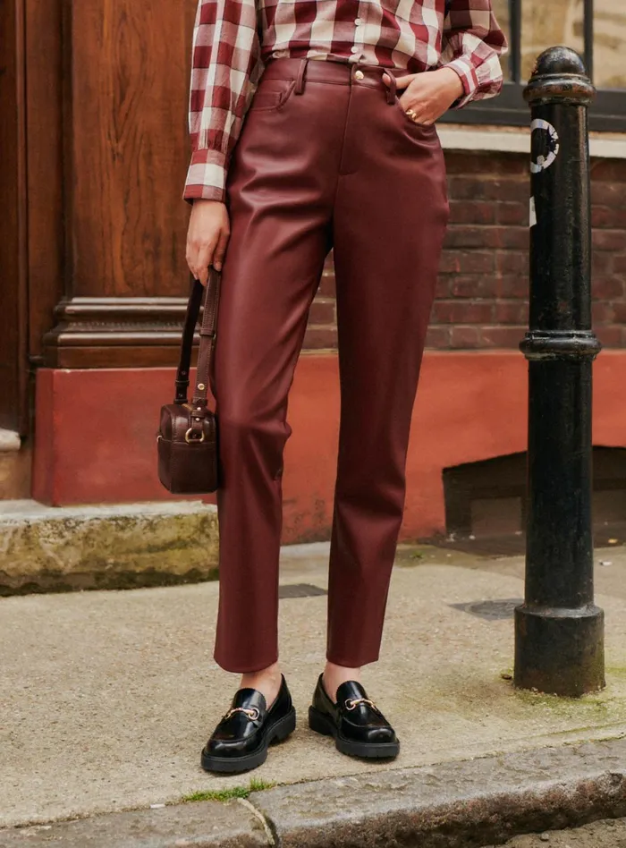 Petite Mendigote Pants Fw24 Pantalon Phoebe Bordeaux 8211 Women