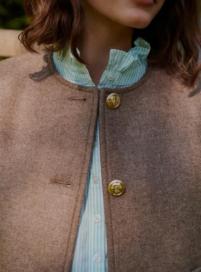 Petite Mendigote Tailors Fw24 Veste Octavie Beige 8211 Women