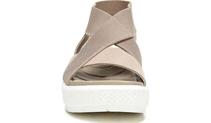 Platform Women Franco Sarto Franco Niko Platform Sandal Summer Beige Suede