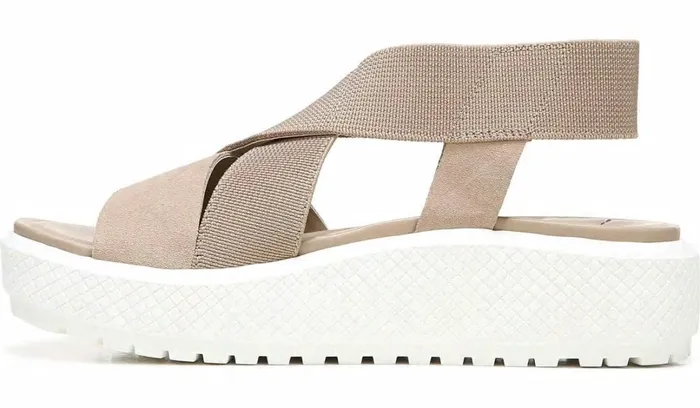 Platform Women Franco Sarto Franco Niko Platform Sandal Summer Beige Suede