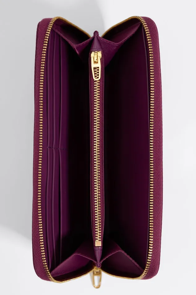 Plum Nylon Horizontal Wallet Plum Women Bimba Y Lola Billfolds Plum Nylon Horizontal Wallet Plum Women Bimba Y Lola Billfolds