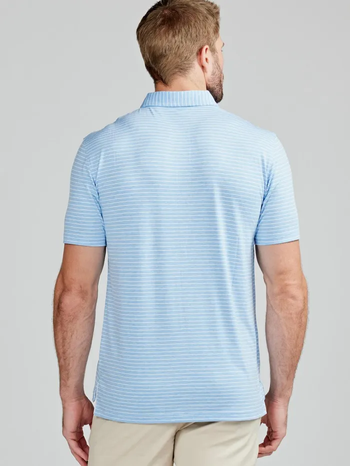 Polo Shirts Men Tasc Performance Cloud Lightweight Polo Brookline Stripe