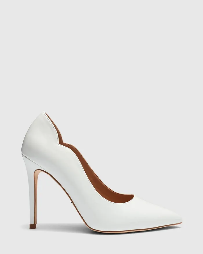 Pumps NOVO Shoes Women INISA White Patent