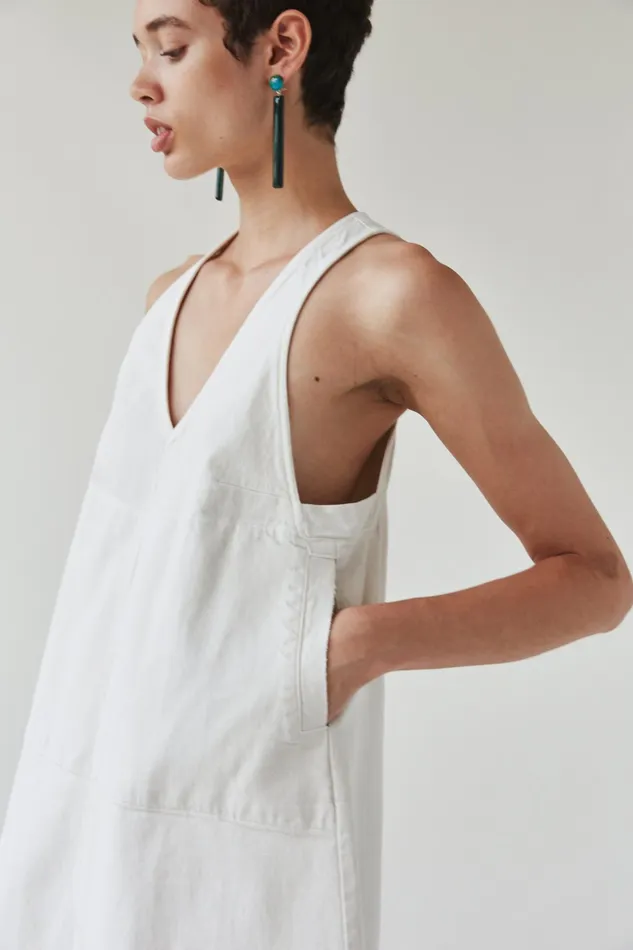 Rachel Comey Dresses Women Buxton Dress Dirty White Rachel Comey Dresses Women Buxton Dress Dirty White