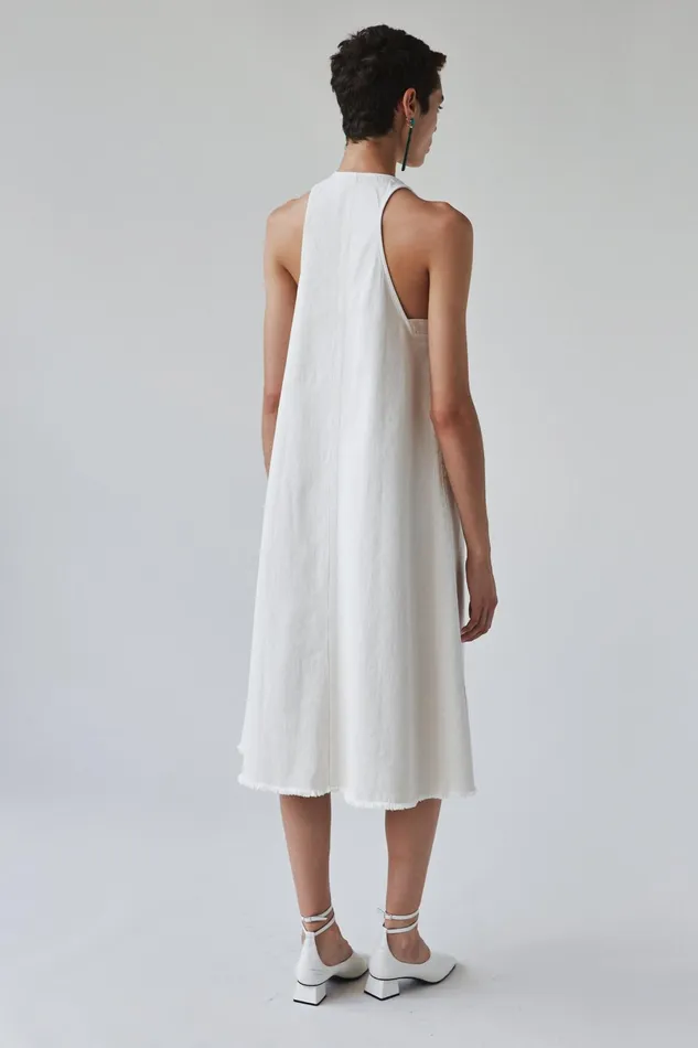 Rachel Comey Dresses Women Buxton Dress Dirty White Rachel Comey Dresses Women Buxton Dress Dirty White