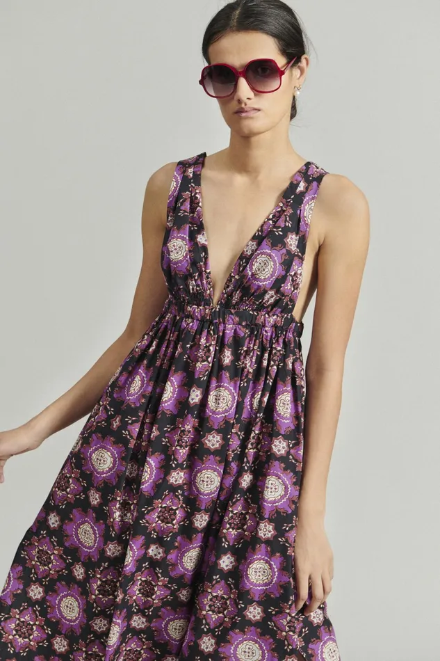 Rachel Comey Dresses Women Camisiam Dress Black Multi