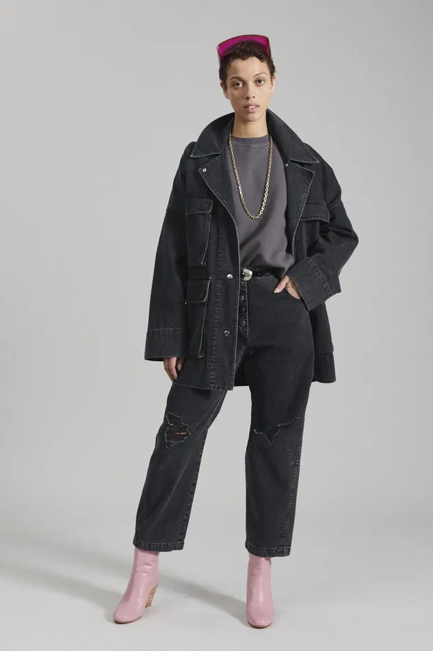 Rachel Comey Jackets Outerwear Women Celeiro Coat Washed Black