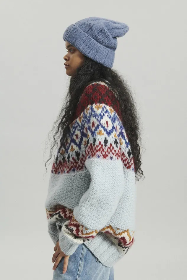 Rachel Comey Knits Women Ballo Pullover Sky Multi