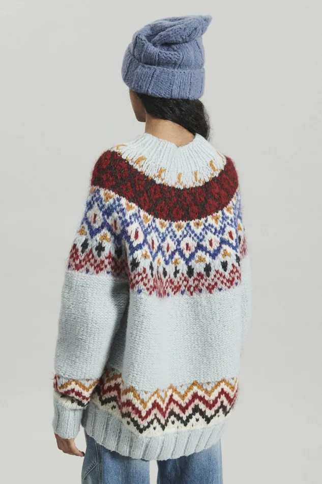 Rachel Comey Knits Women Ballo Pullover Sky Multi