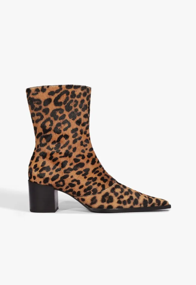 Raffaela Mid Bootie Animal Print Women Schutz Shoes Booties