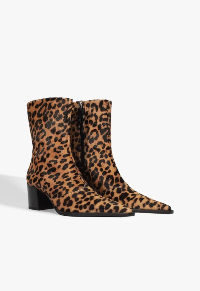Raffaela Mid Bootie Animal Print Women Schutz Shoes Booties