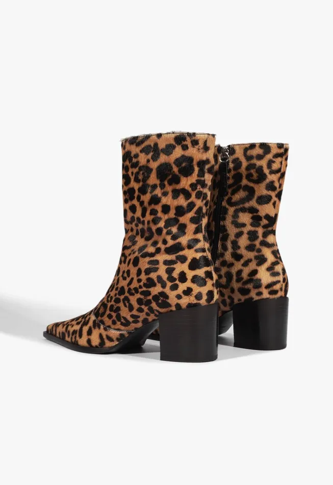Raffaela Mid Bootie Animal Print Women Schutz Shoes Booties