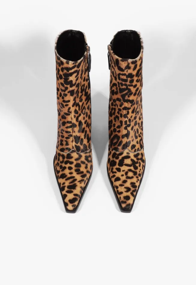 Raffaela Mid Bootie Animal Print Women Schutz Shoes Booties