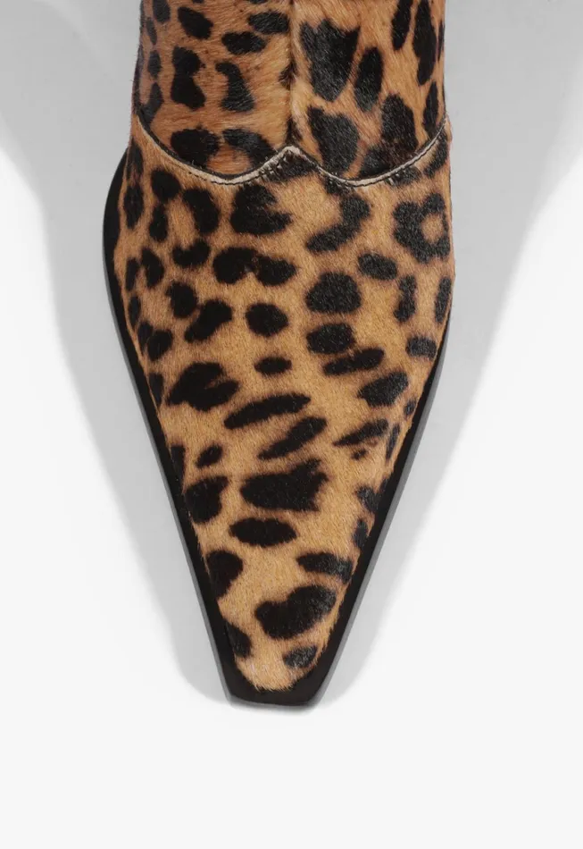Raffaela Mid Bootie Animal Print Women Schutz Shoes Booties