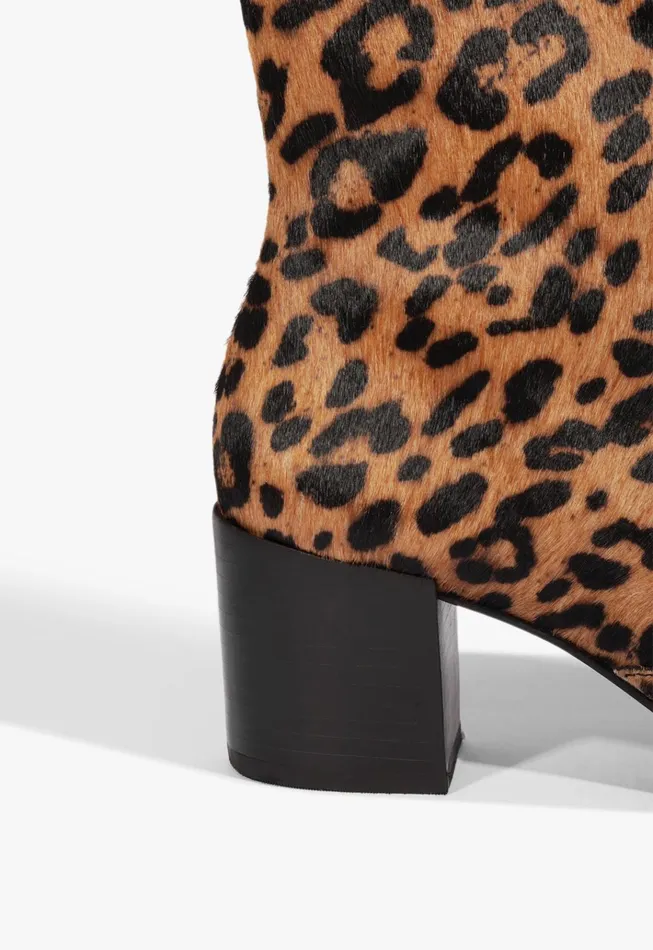 Raffaela Mid Bootie Animal Print Women Schutz Shoes Booties