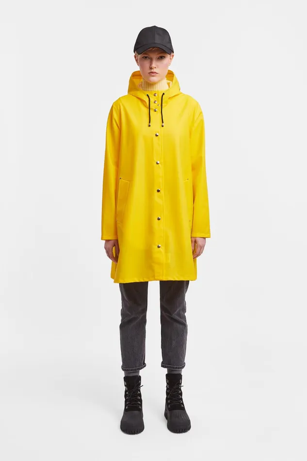 Raincoats Women Stutterheim Mosebacke Lightweight Raincoat Yellow