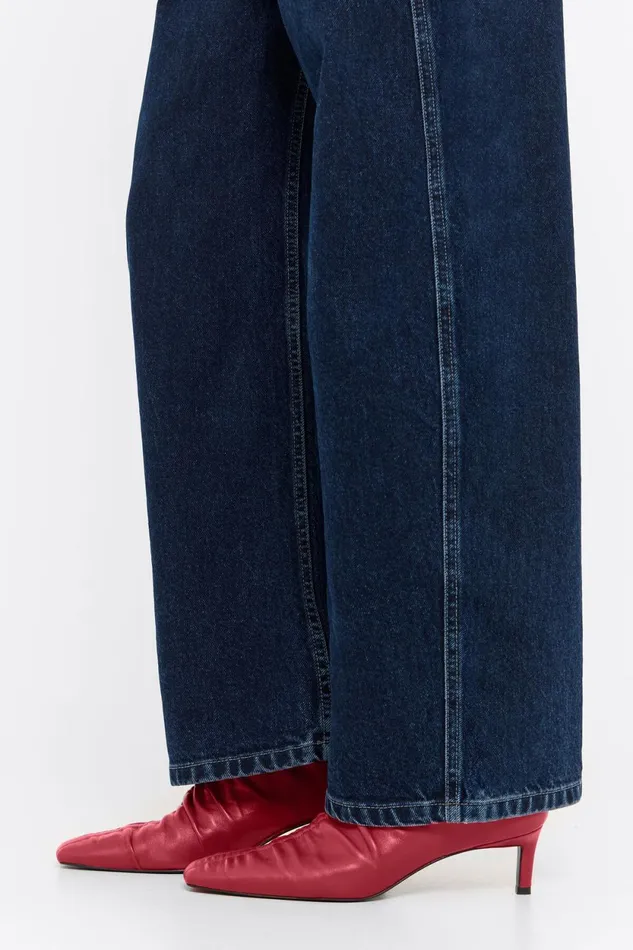 Red Leather Ruched Heeled Ankle Boot Red Women Bimba Y Lola Ankle Boots And Boots Red Leather Ruched Heeled Ankle Boot Red Women Bimba Y Lola Ankle Boots And Boots