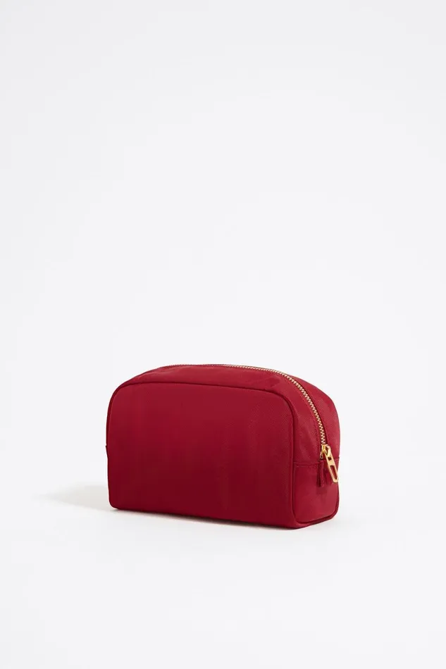 Red Nylon Makeup Case Red Women Bimba Y Lola Vanity Pouches Red Nylon Makeup Case Red Women Bimba Y Lola Vanity Pouches