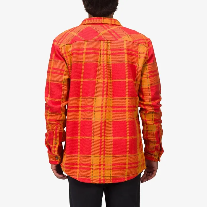 Reef Outerwear Orson Long Sleeve Woven Shirt Chili 8211 Men Reef Outerwear Orson Long Sleeve Woven Shirt Chili 8211 Men