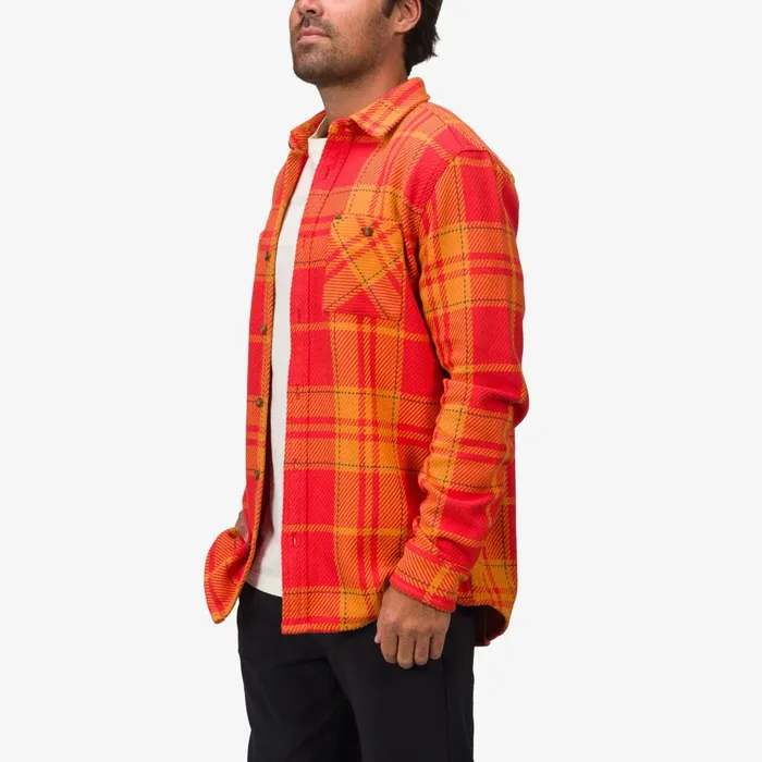 Reef Outerwear Orson Long Sleeve Woven Shirt Chili 8211 Men Reef Outerwear Orson Long Sleeve Woven Shirt Chili 8211 Men
