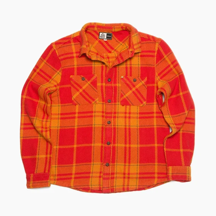 Reef Outerwear Orson Long Sleeve Woven Shirt Chili 8211 Men Reef Outerwear Orson Long Sleeve Woven Shirt Chili 8211 Men