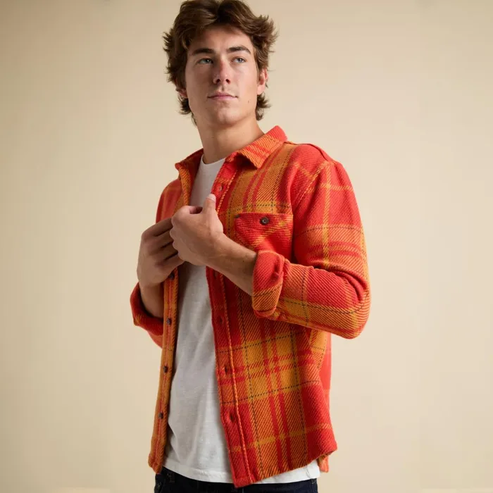 Reef Outerwear Orson Long Sleeve Woven Shirt Chili 8211 Men Reef Outerwear Orson Long Sleeve Woven Shirt Chili 8211 Men