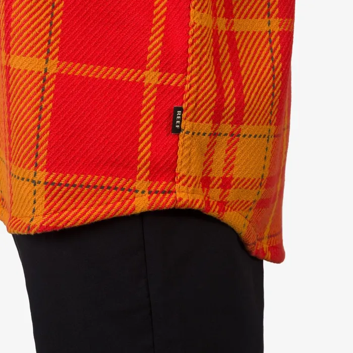 Reef Outerwear Orson Long Sleeve Woven Shirt Chili 8211 Men Reef Outerwear Orson Long Sleeve Woven Shirt Chili 8211 Men
